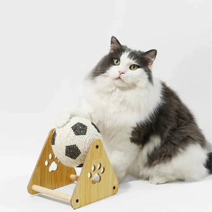 Wood Base Durable Cat Scratcher