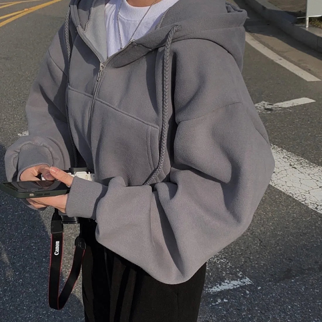 Casual Hood Sweatshirt
