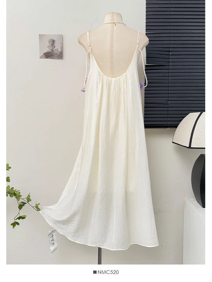 Floral Muse – Casual Korean Beach Dress