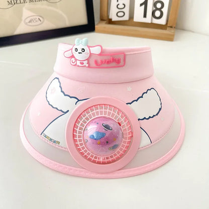 Children's Girls Boys Sun  Protection Fan Hat