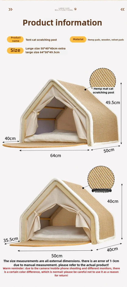 Cat nest Winter warm cat villa Cat house