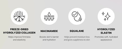 24H Glow & Lift Collagen Jelly Cream with Niacinamide & Hydrolyzed Collagen – Strengthen Skin Barrier, Hydrate & Anti-Aging Moisturizer