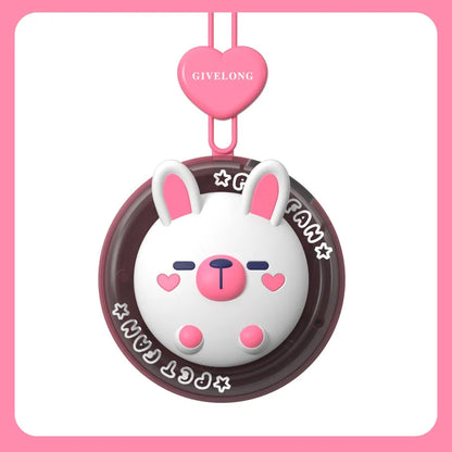 Portable Mini Fan Cartoon Fan summer fun student USB charging