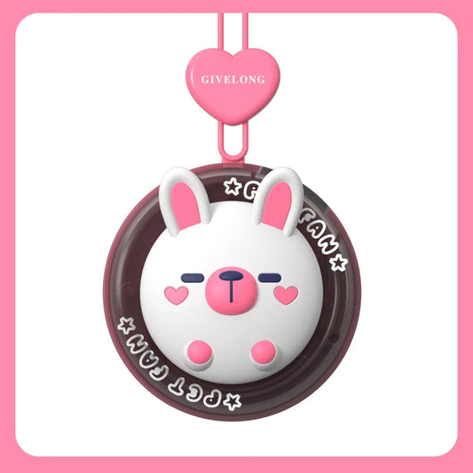 Portable Mini Fan Cartoon Fan summer fun student USB charging