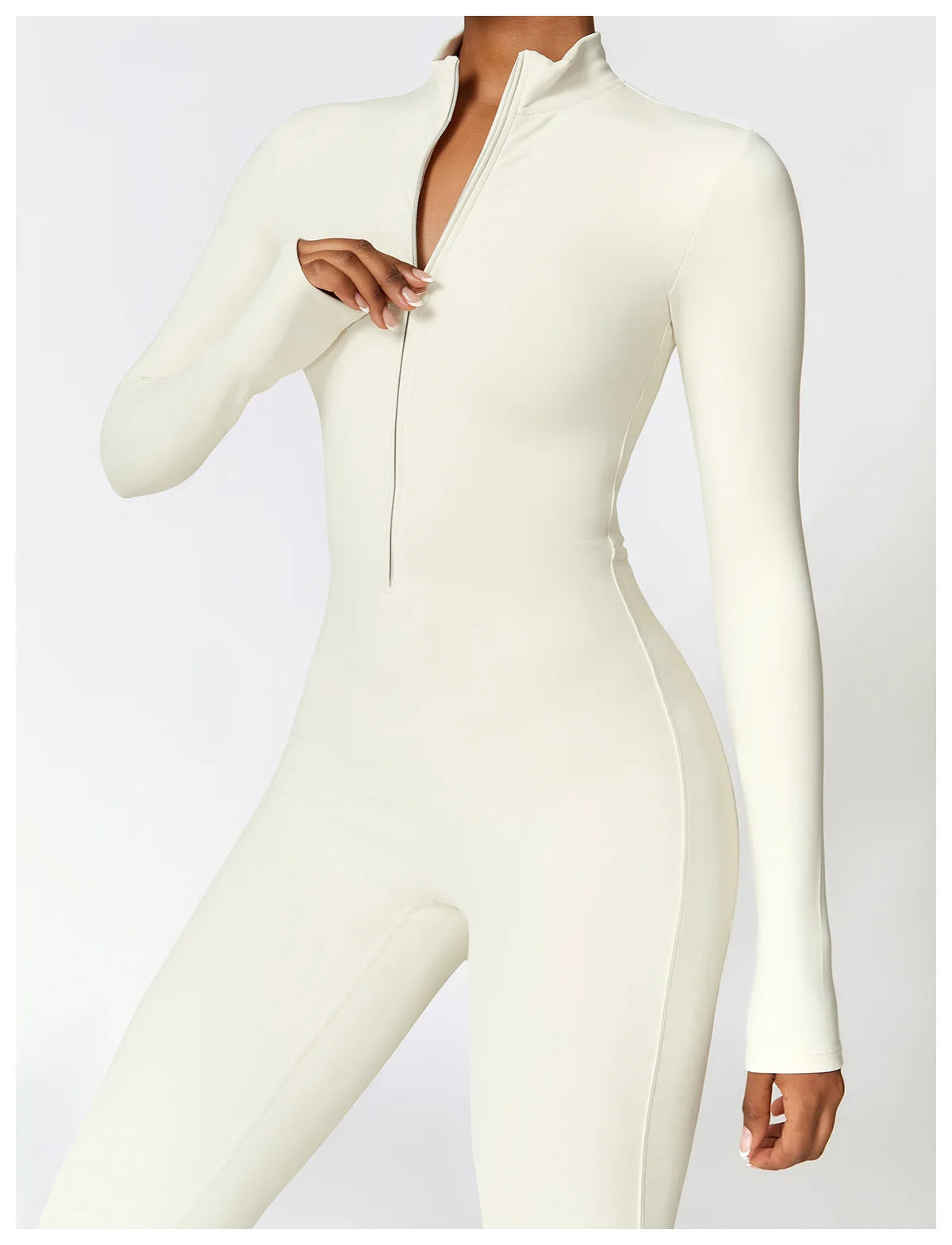 Zipper Yoga Rompers Jumpsuit