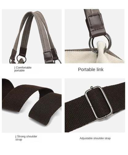 Canvas Retro Tote Bag