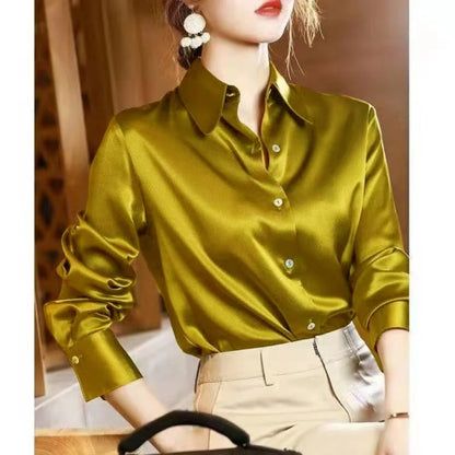 Long Sleeved  Office Women's Shirts