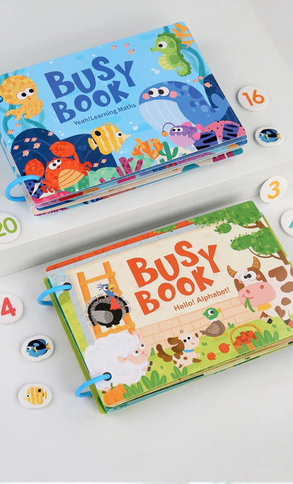 Montessori Baby Busy book Early Learning Education Toy