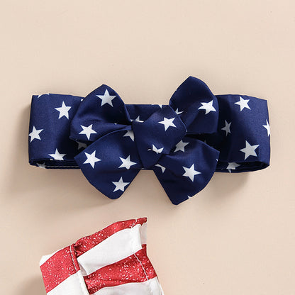 0-18M Infant Baby 4th of July Romper