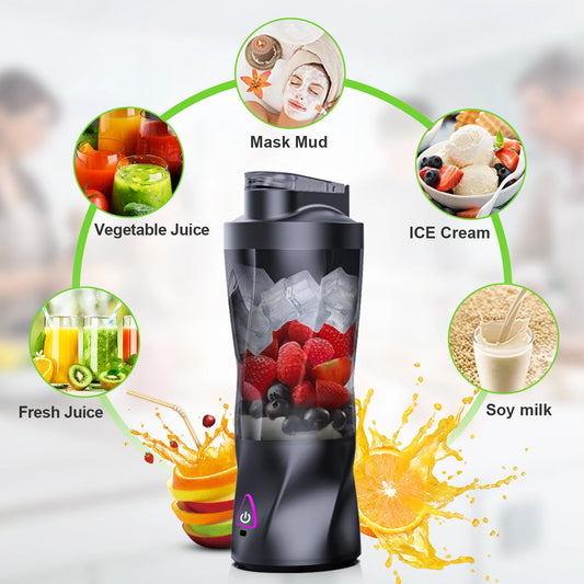 Portable Smoothie Blender Fresh Fruit blender 700ML USB Rechargeable Outdoor Mixing Cup