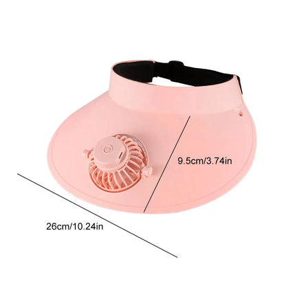 UPF50+ Solar & Chargeable Fan Hat