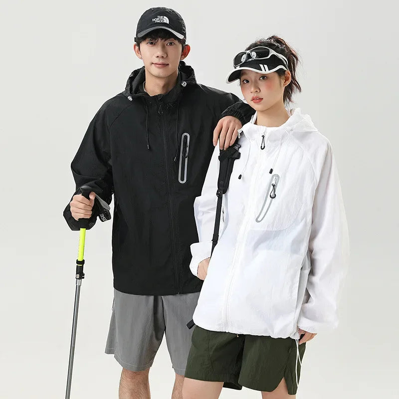 UPF50+ Ice Silk Breathable UV Protection Light Jacket