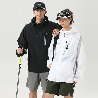 UPF50+ Ice Silk Breathable UV Protection Light Jacket