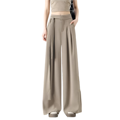 Korean Style Wide Leg Suit Pants