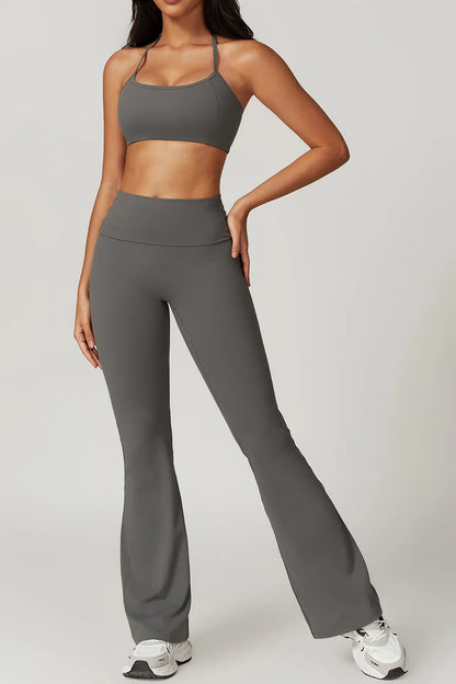 High Waist Bell Bottoms Yoga Pants