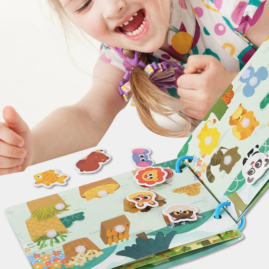 Montessori Baby Busy book Early Learning Education Toy
