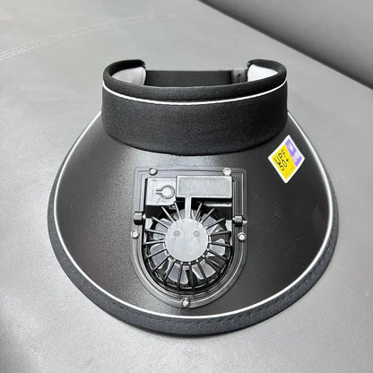 Large Brim USB Charging Sun Protection Fan Hat