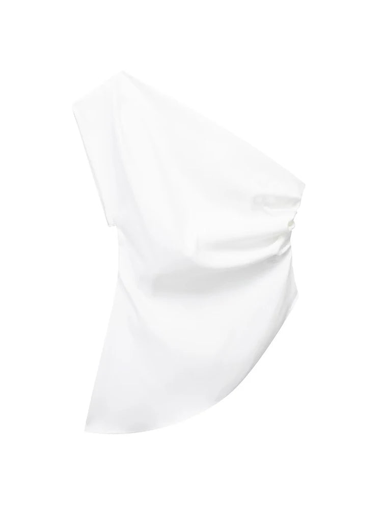 Asymmetric Off-Shoulder Top