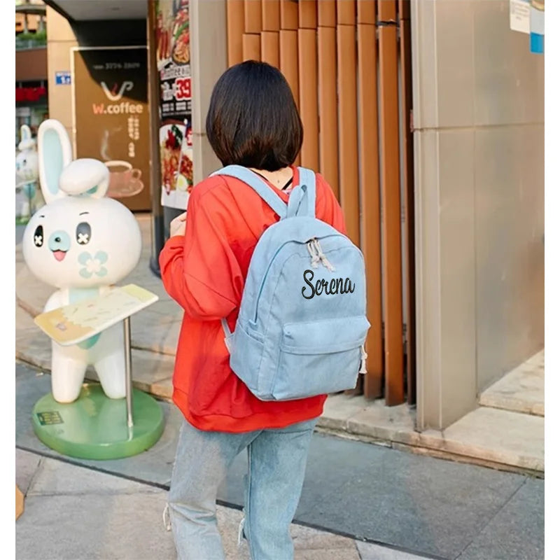 Personalized  Name Backpack