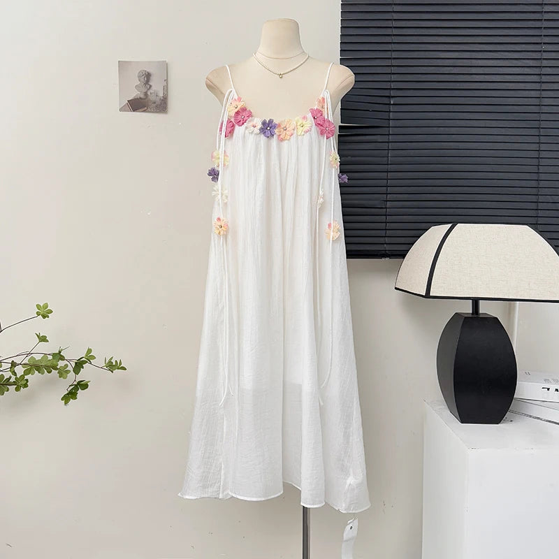 Floral Muse – Casual Korean Beach Dress