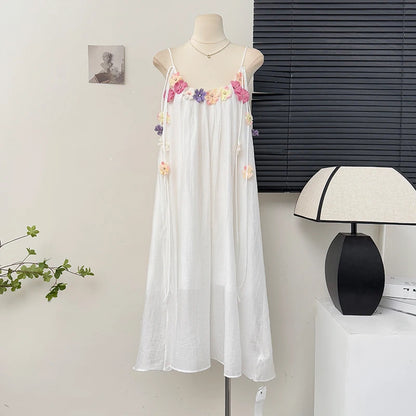 Floral Muse – Casual Korean Beach Dress