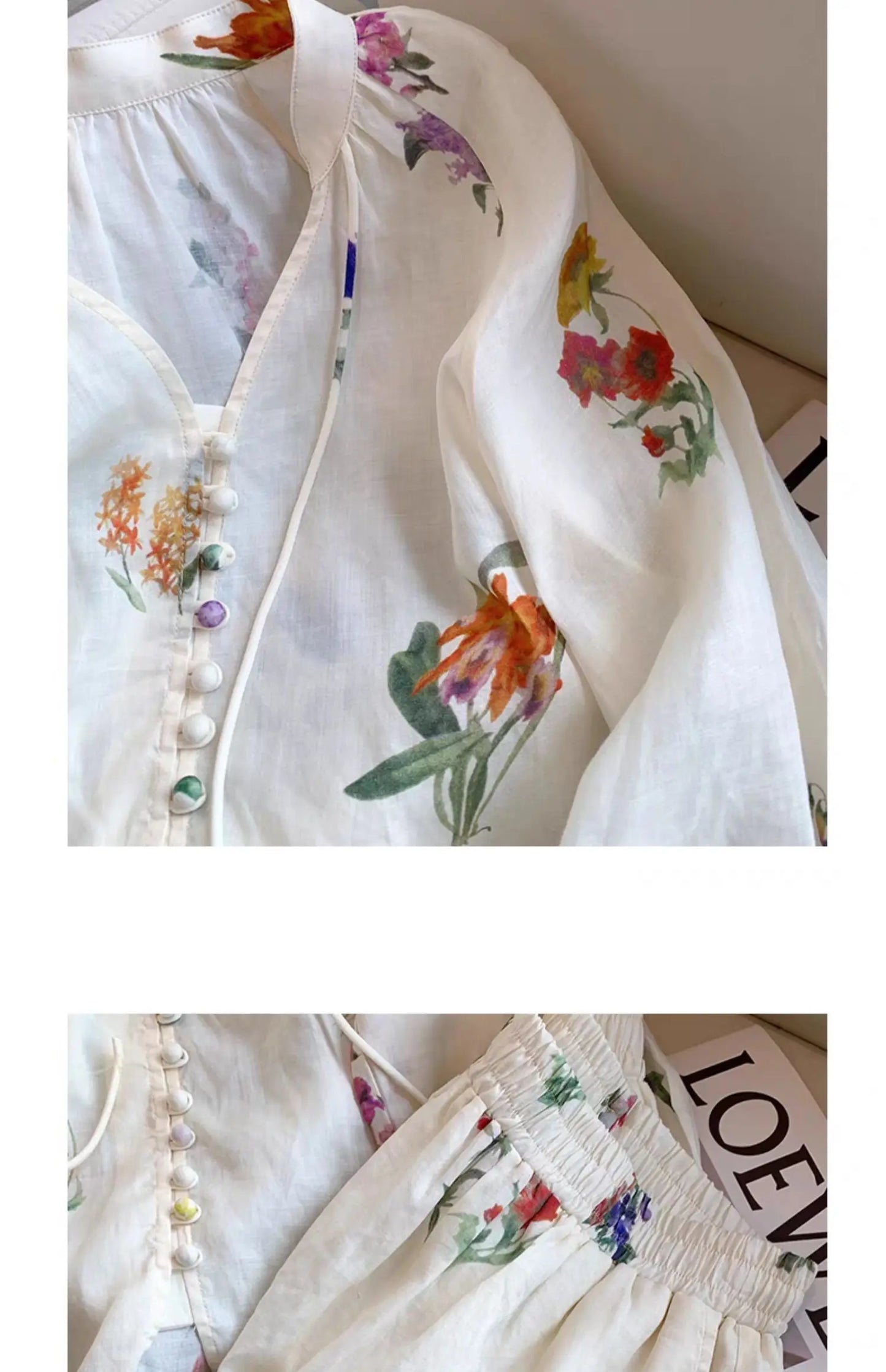 Lace & Light – Lantern Sleeve Summer Outfit