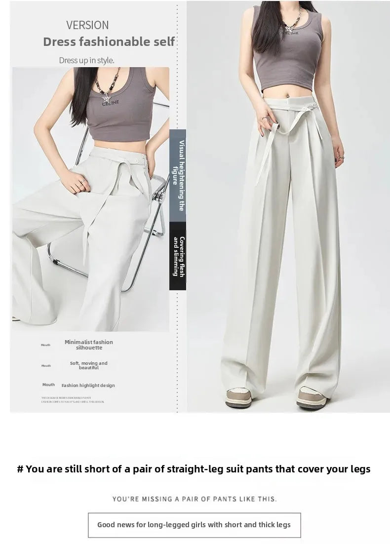 Women's Loose Drapey Suit Pants