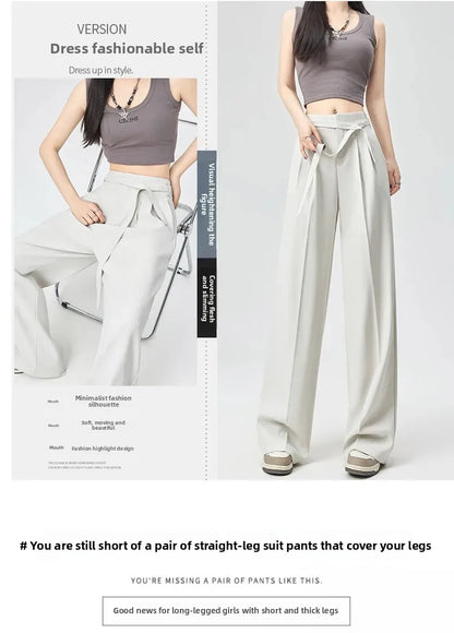 Women's Loose Drapey Suit Pants
