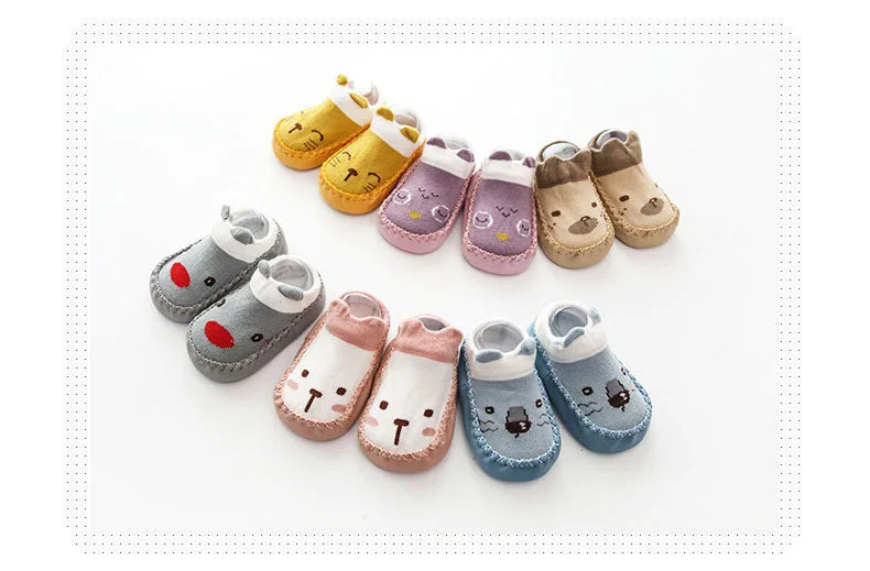 Anti Slip Soft Sole Baby Socks Slippers