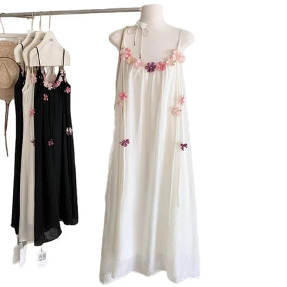 Spring Whisper – Loose Vacation Off-Shoulder Dress