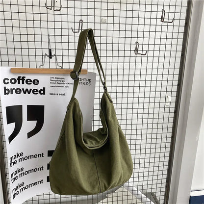 Trendy Canvas School Tote
