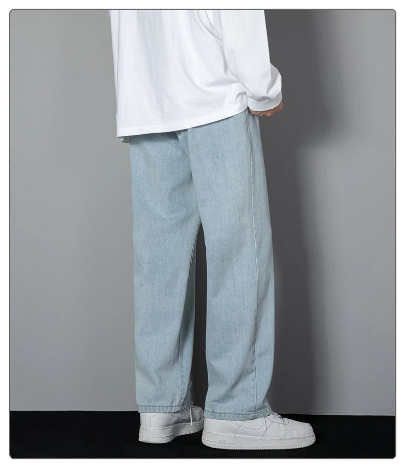 Straight Denim Wide-leg  Jeans