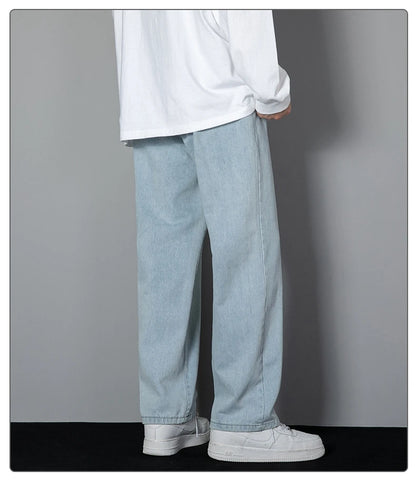 Straight Denim Wide-leg  Jeans
