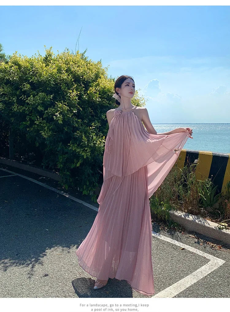 Fairy Shore – 2pc Beach Vacation Dress