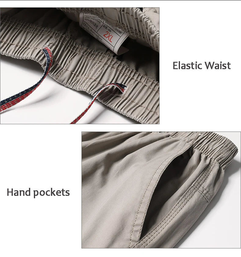 Cotton Cargo Pants Summer Sweatpants