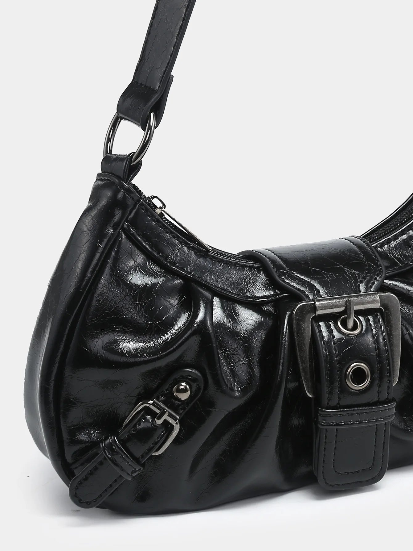 Spicy Girl Y2K Wasteland Leather Bag