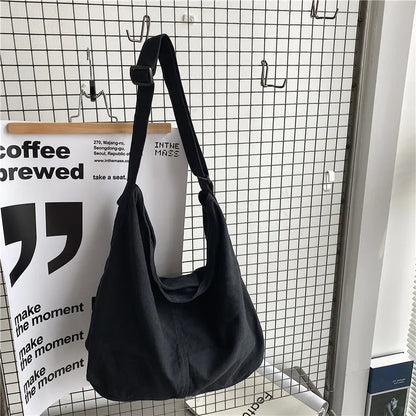 Trendy Canvas School Tote
