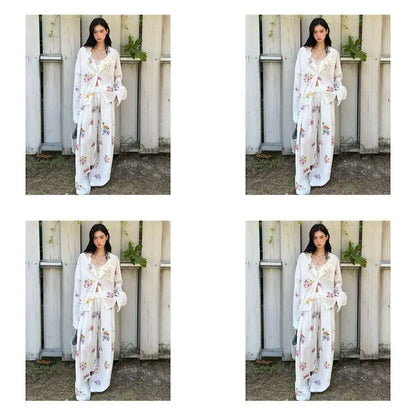 Eco Chic – Loose Floral Sun-Protective Outfit