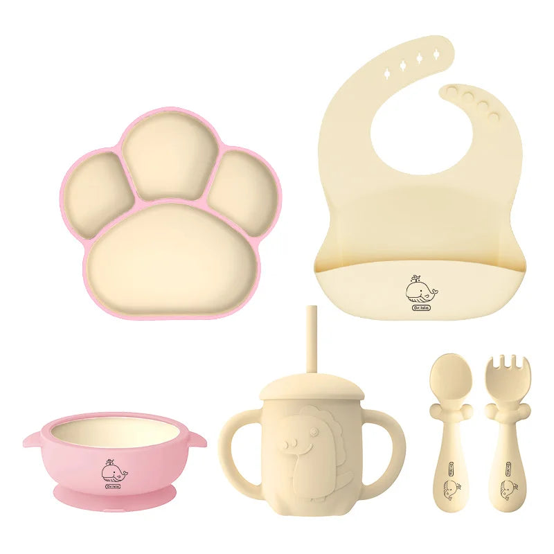 6PCS Set Children's Dishes Set