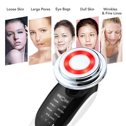 7 in 1 RF EMS  Wrinkle Removal Face Lift Multifunction Facial Massager Skin Care