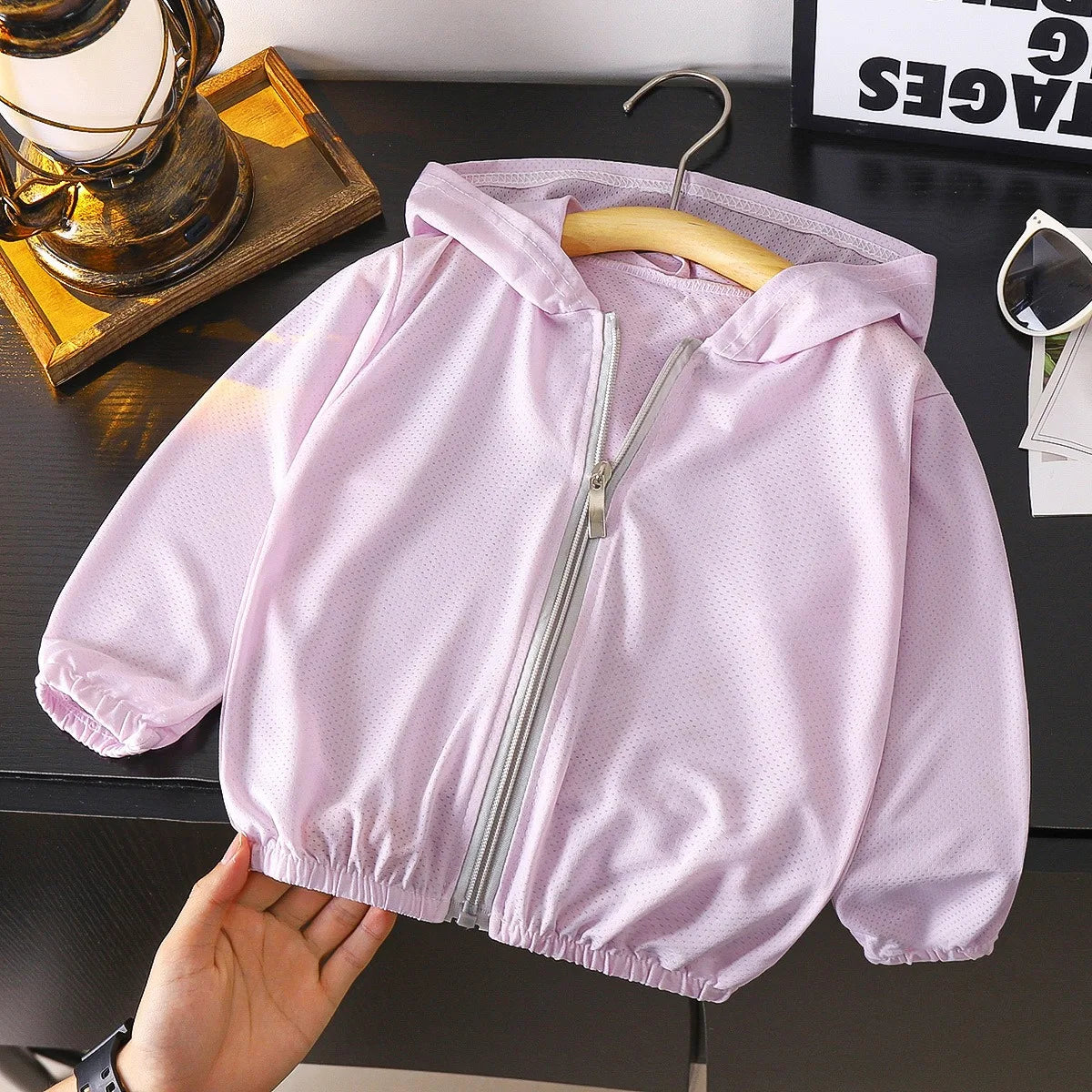Kids Thin Ice Silk Sunscreen Hoodie